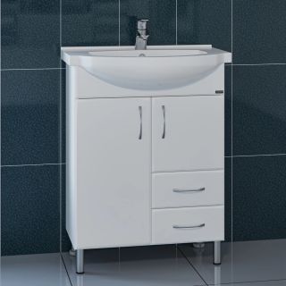 Тумба под раковину СанТа Элеганс 201103 65см белый